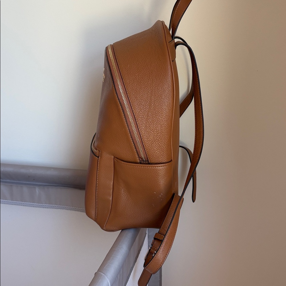 kate spade New York Brown Pebbled Leather Backpack - Picture 3 of 11